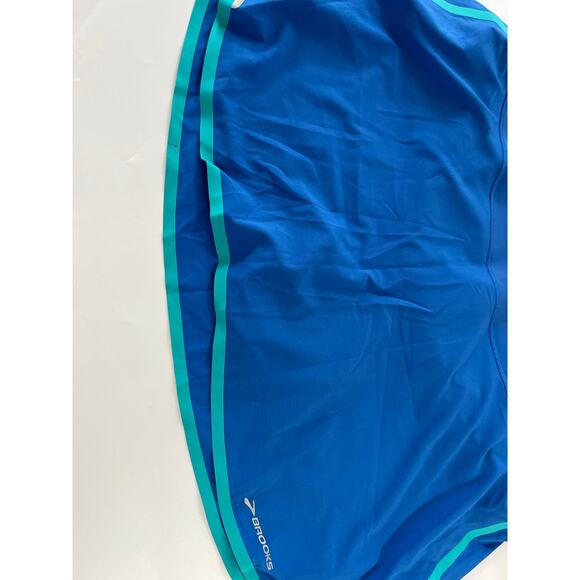 Brooks Running Mini Skort Skirt Womens Large Blue Athleisure Tennis Golf - Picture 7 of 13